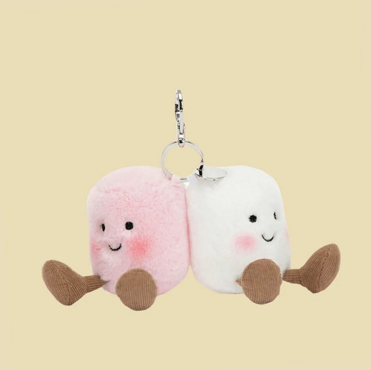 Amuseables Pair of Marshmallows Bag Charm