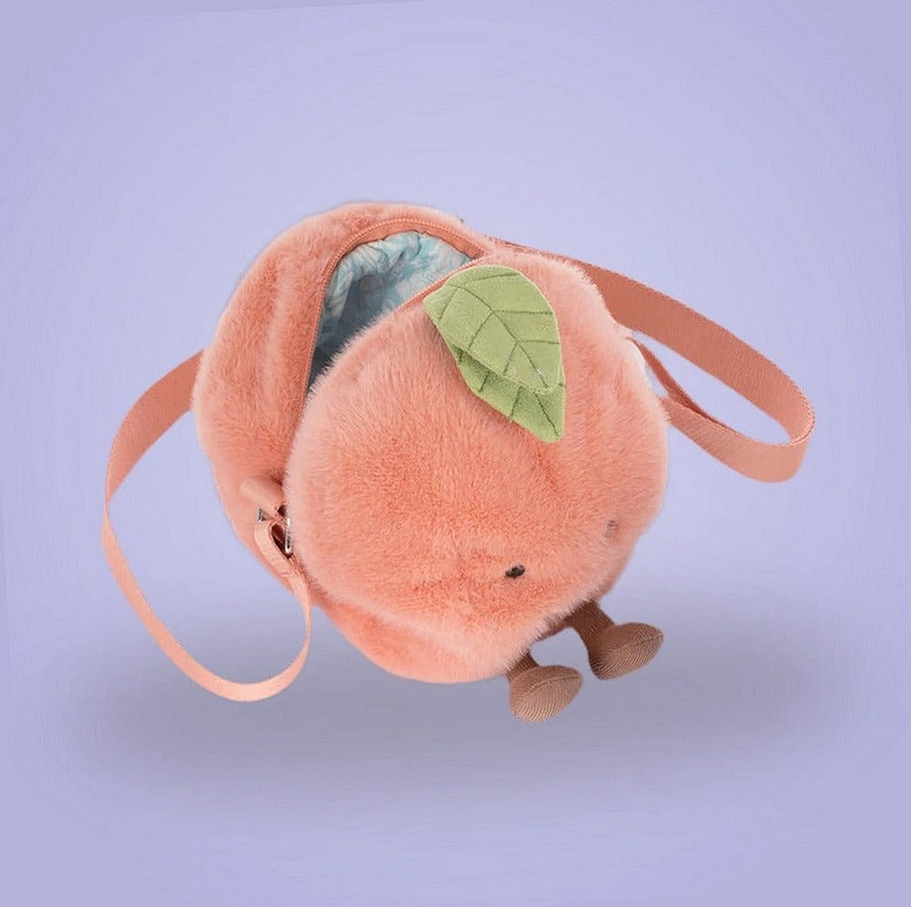Amuseables Peach Shoulder Bag – soft plush toy, view 3
