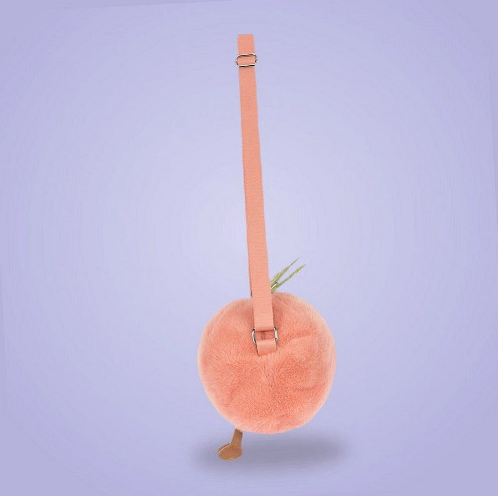 Amuseables Peach Shoulder Bag – soft plush toy, view 4