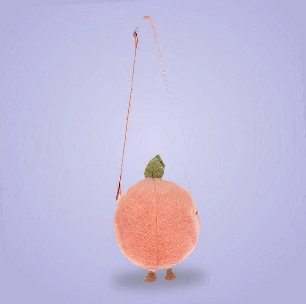 Amuseables Peach Shoulder Bag – soft plush toy, view 5