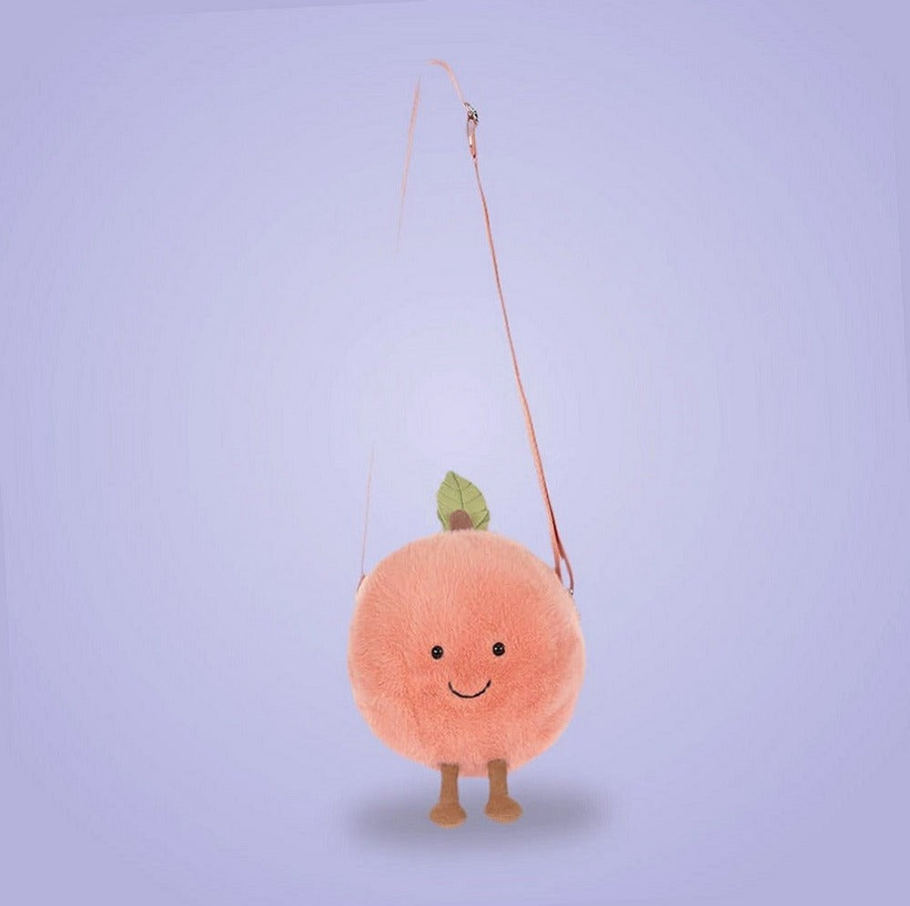 Amuseables Peach Shoulder Bag – soft plush toy, view 6