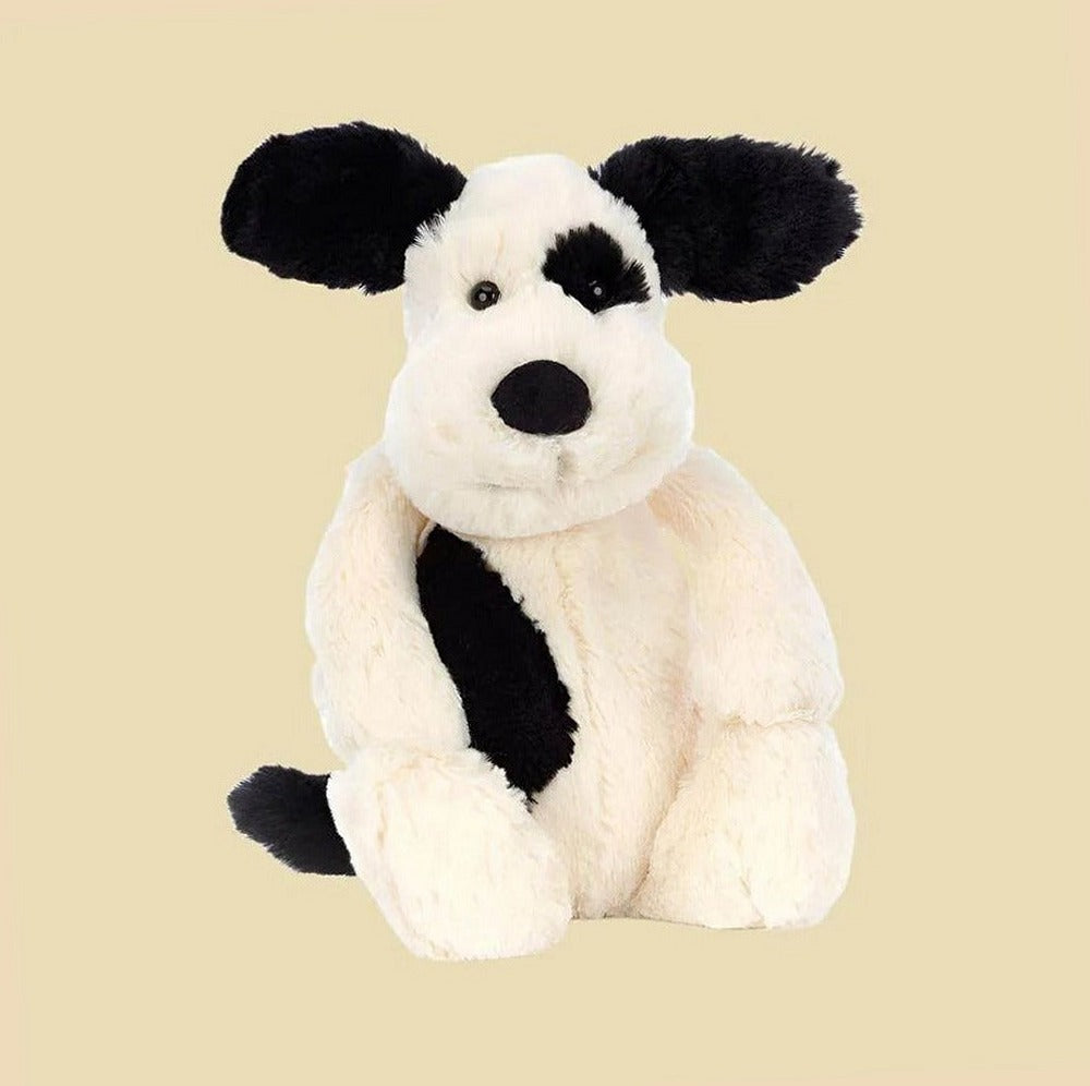 Bashful Black & Cream Puppy