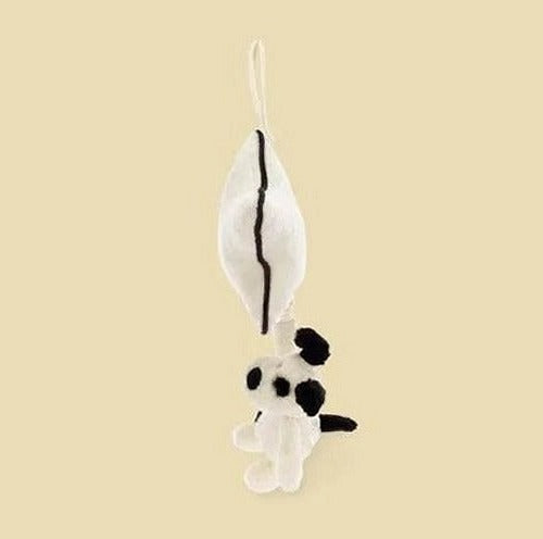 Bashful Black & Cream Puppy Musical Pull