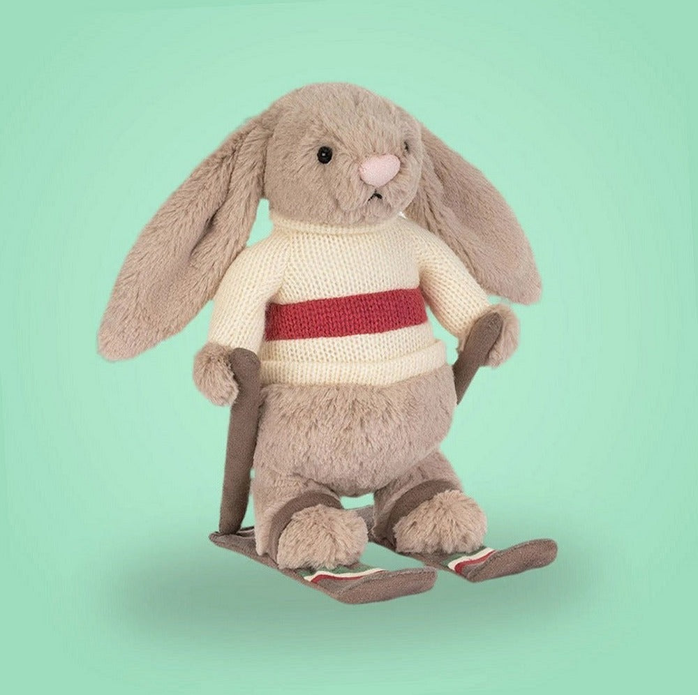Bashful Bunny Gold Medal Ski Outfit – soft plush toy
