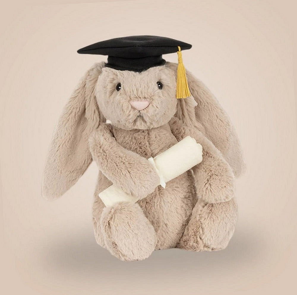 Bashful Bunny Graduation Outfit – soft plush toy