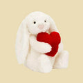 Bashful Red Love Heart Bunny