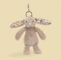 Blossom Beige Bunny 'Petal' Bag Charm