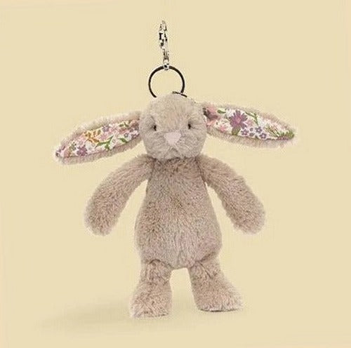 Blossom Beige Bunny 'Petal' Bag Charm