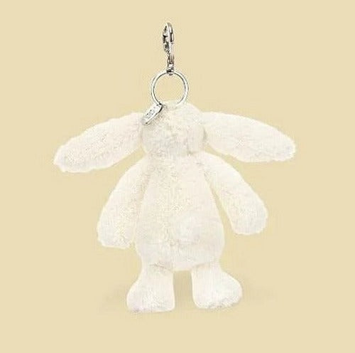 Blossom Cream Bunny 'Berry' Bag Charm