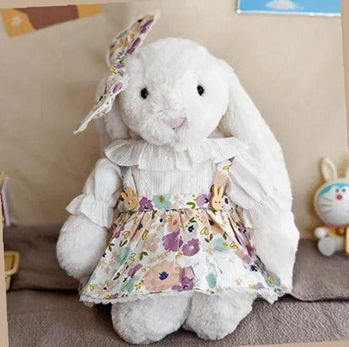 Blossom Garden Skirt Set – Purple Floral (for Bashful Bunny Medium)