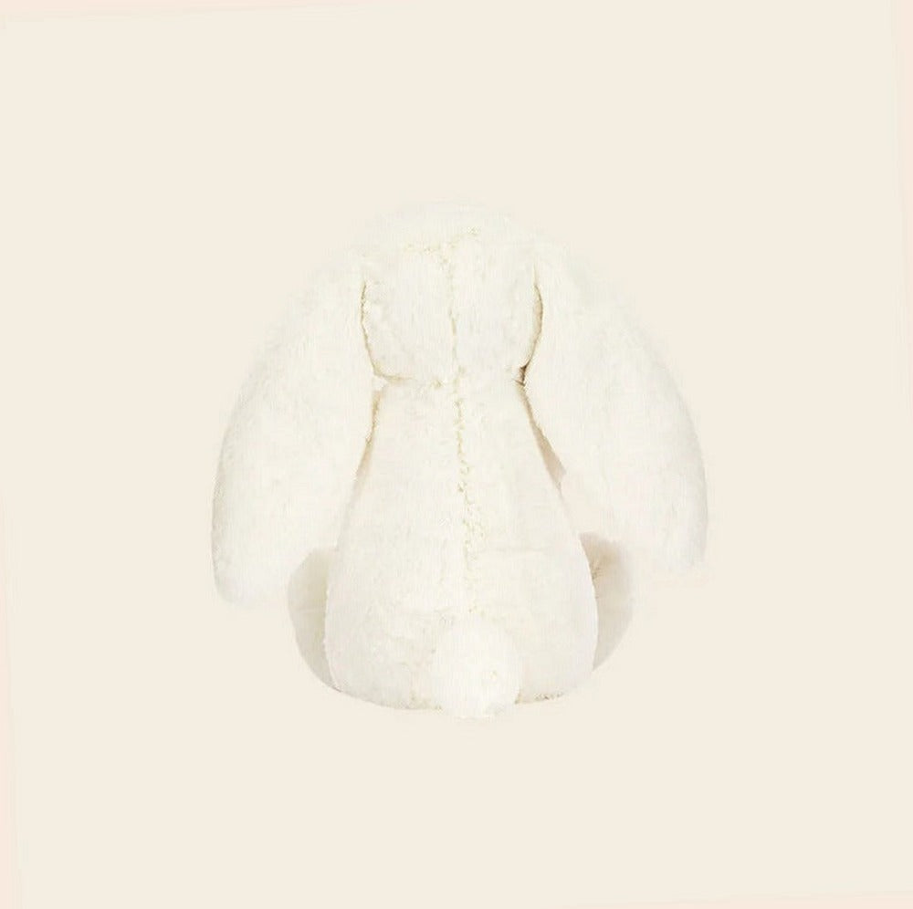 Cream Bunny with Rose
