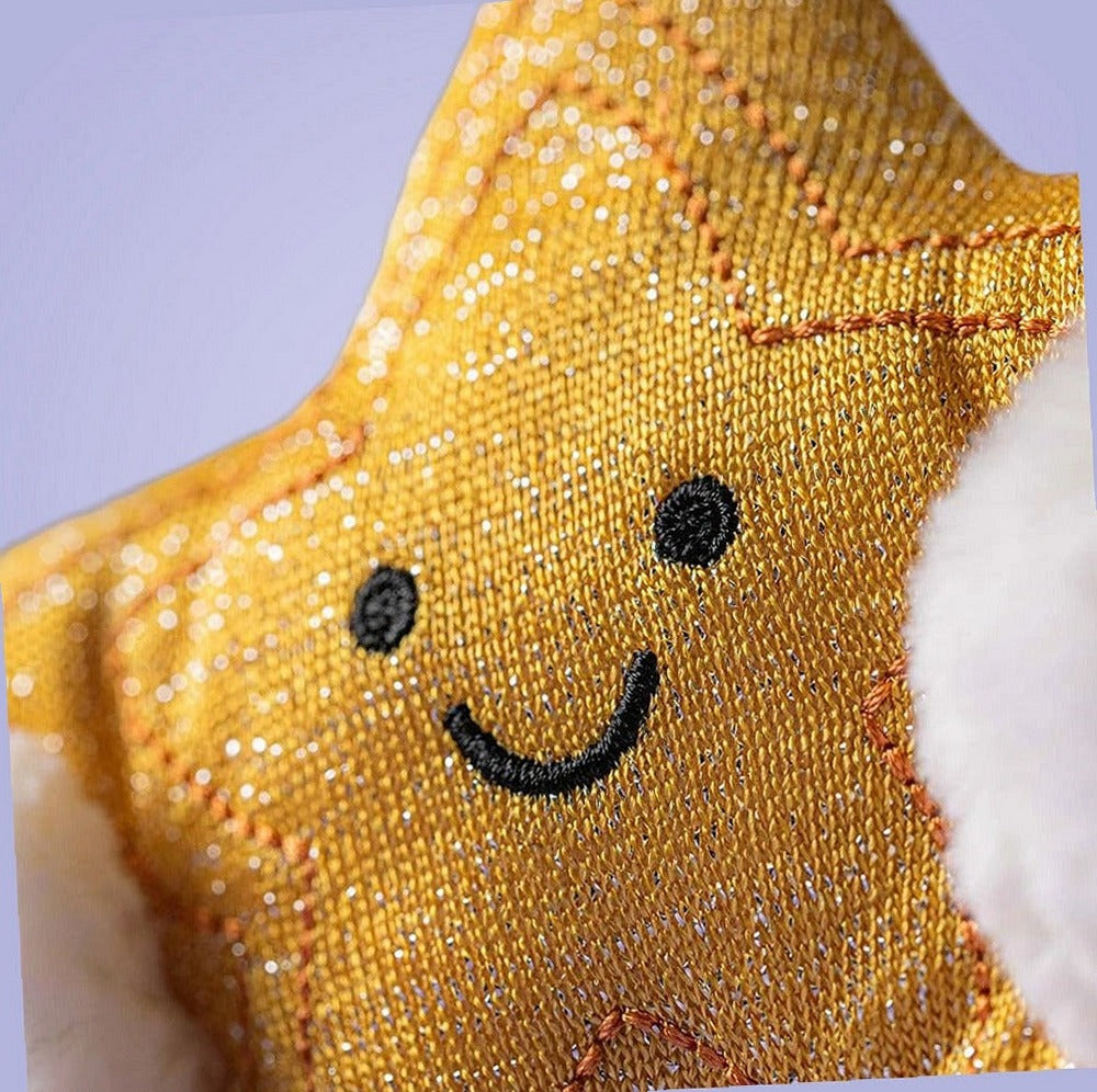 Cream Bunny with Star – soft plush toy, view 2