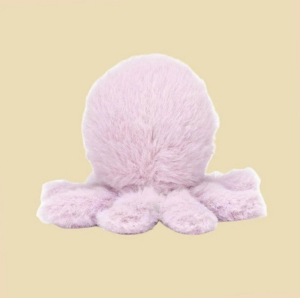 Fluffy Octopus Bag Charm