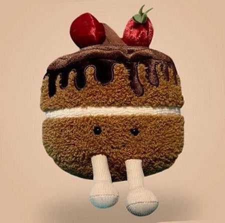Glacy Chocolate Cake – soft plush toy