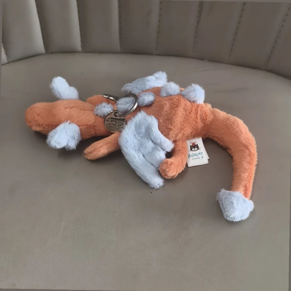 Persimmon Dragon Bag Charm – soft plush toy