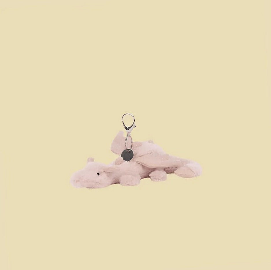 Rose Dragon Bag Charm