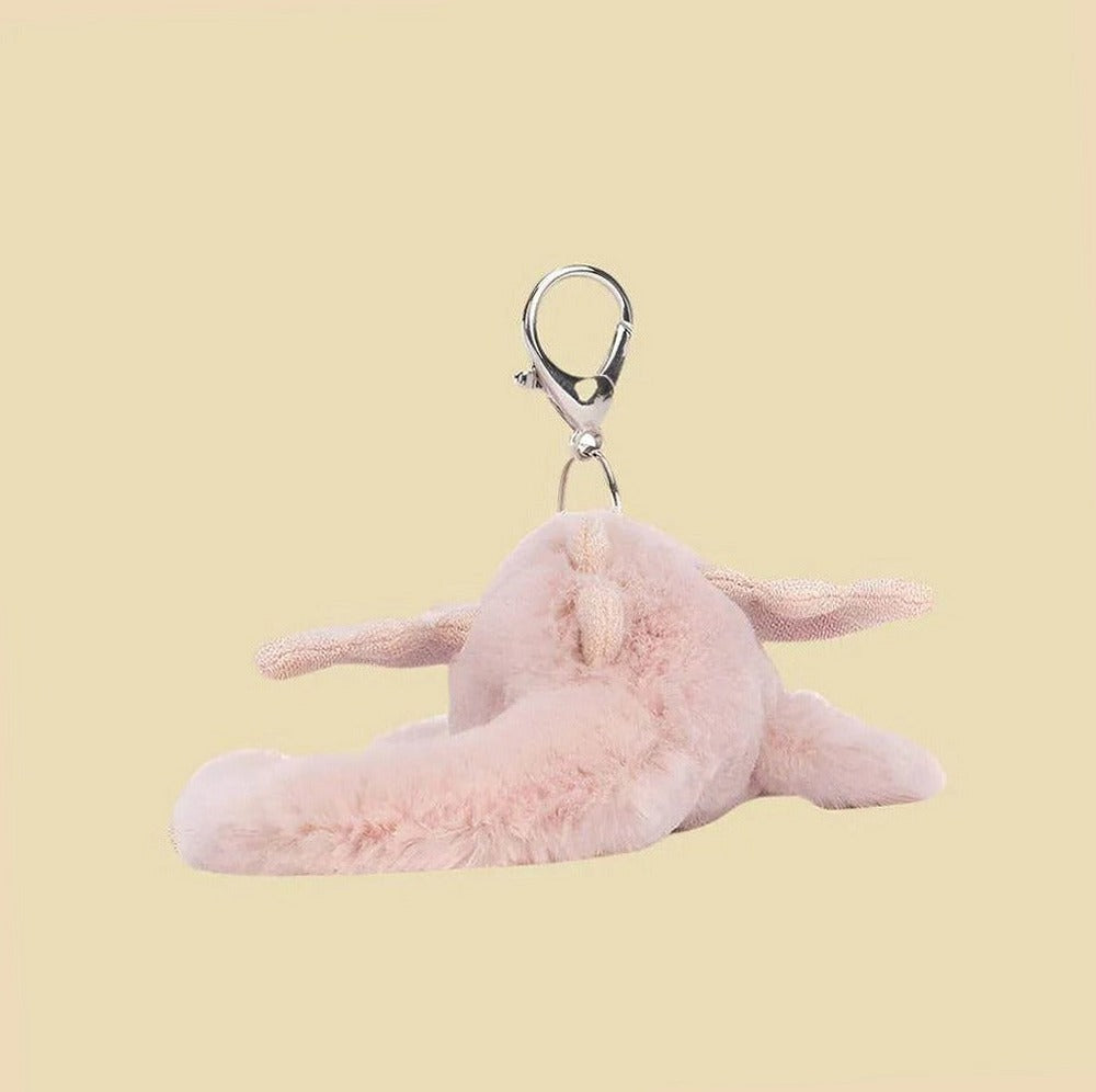 Rose Dragon Bag Charm