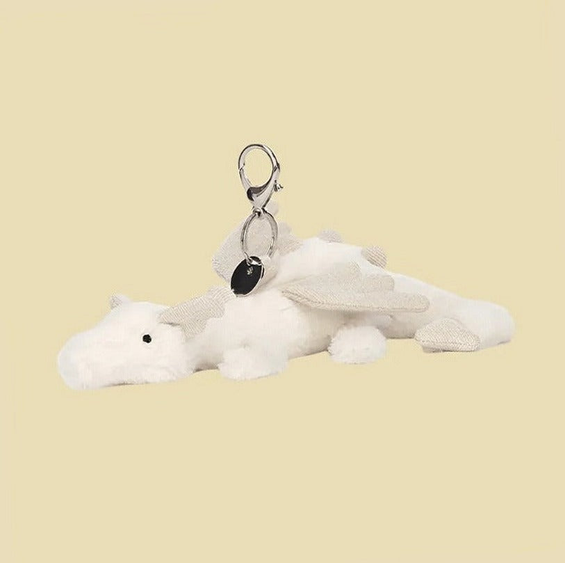 Snow Dragon Bag Charm