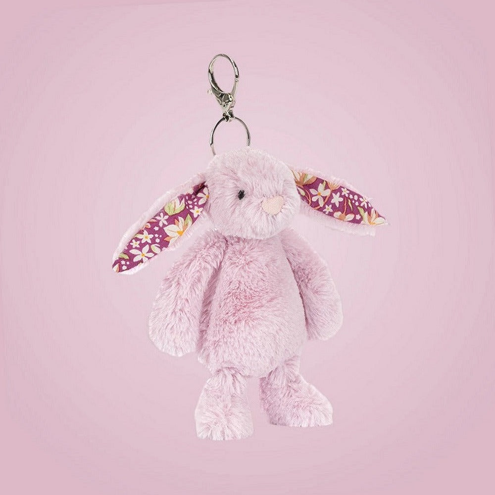 Thistlepop Blossom Bunny Bag Charm – soft plush toy