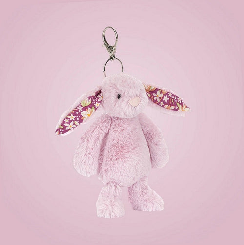 Thistlepop Blossom Bunny Bag Charm – soft plush toy