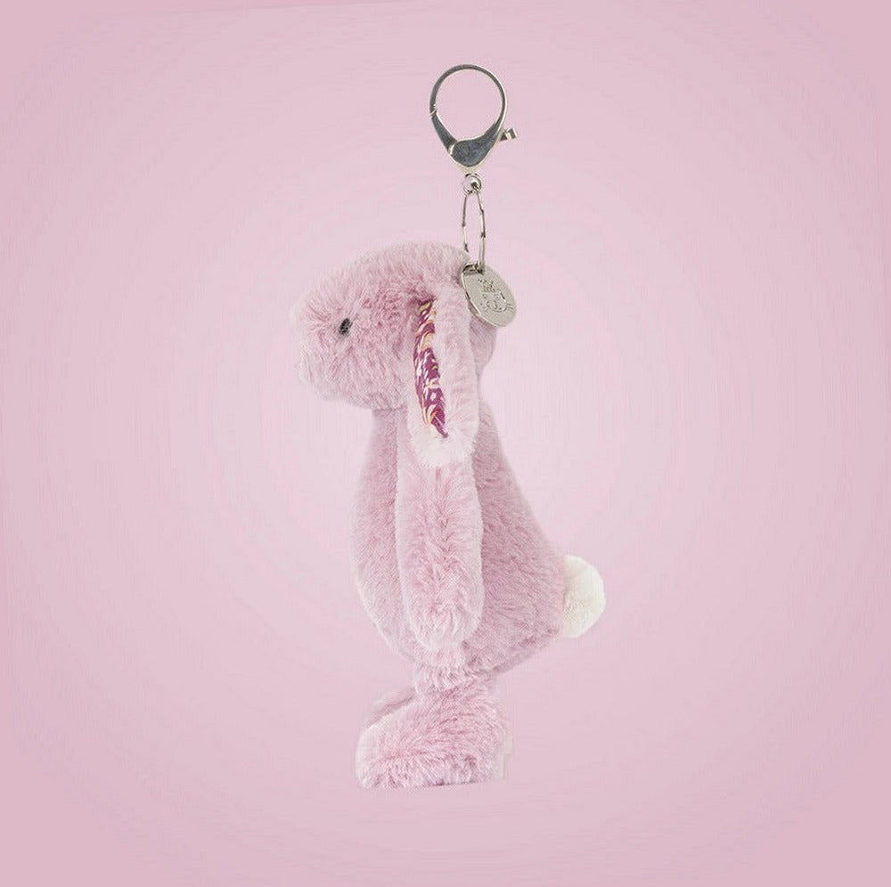 Thistlepop Blossom Bunny Bag Charm – soft plush toy, view 2